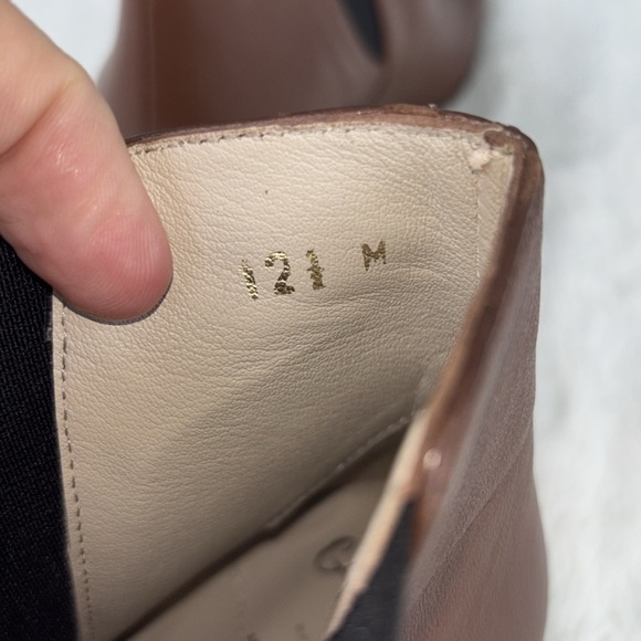 EUC Amalfi Brown Chelsea Ankle Booties Size 12.5 - Picture 8 of 9